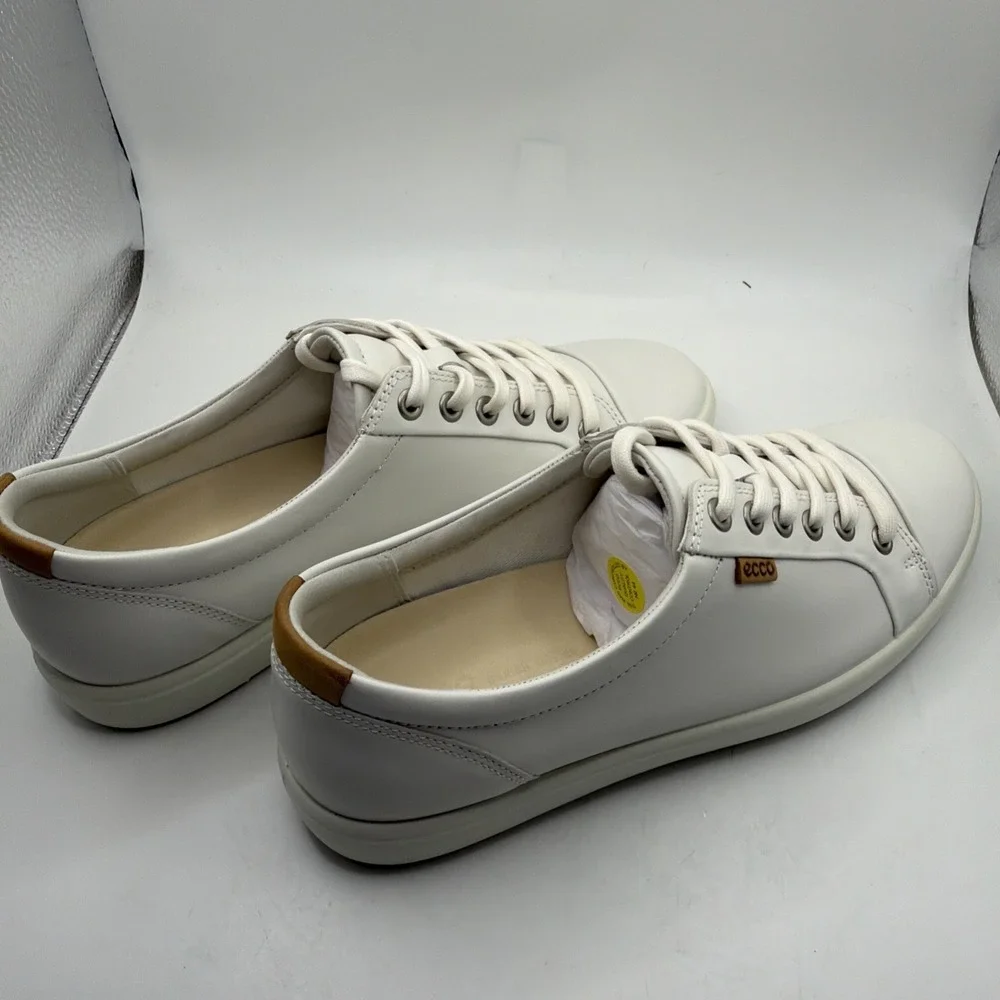 Ecco Women's Soft 7W White Lace Up Sneakers 43000301007. EU 38 US 7-7.5 New